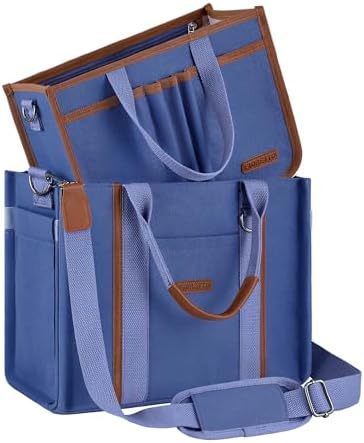 Canvas Tote Purse with Detachable Inner Organizer