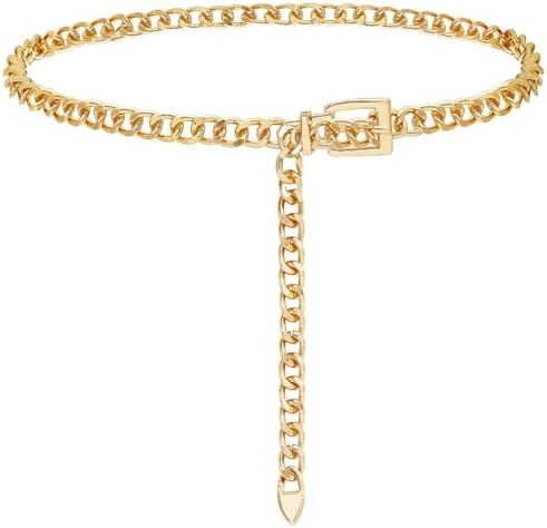 Chain Belt for Women Metal Belts Fashion Waist Belts…