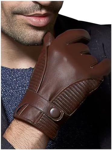 Men's Winter Leather Gloves