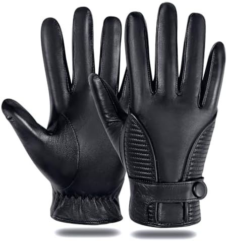 Men's Winter Leather Gloves