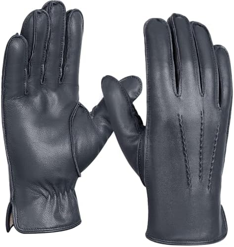 Mens Genuine Leather Gloves