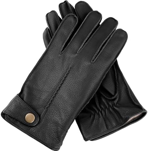 Mens Winter Leather Gloves