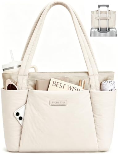 Puffer Tote Bag for Women