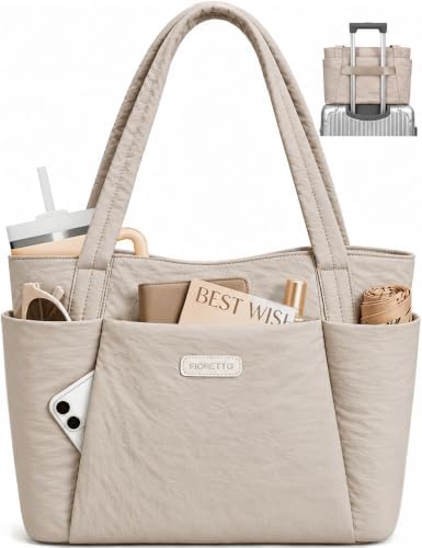 Puffer Work Tote with Padded Laptop Compartment