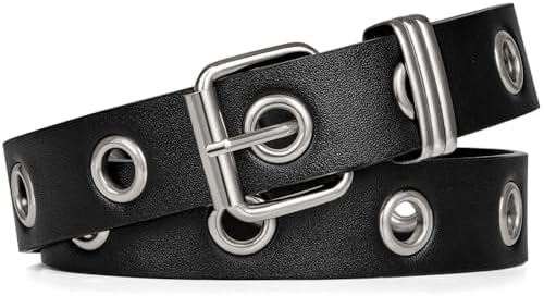 Single Grommet Leather Belt
