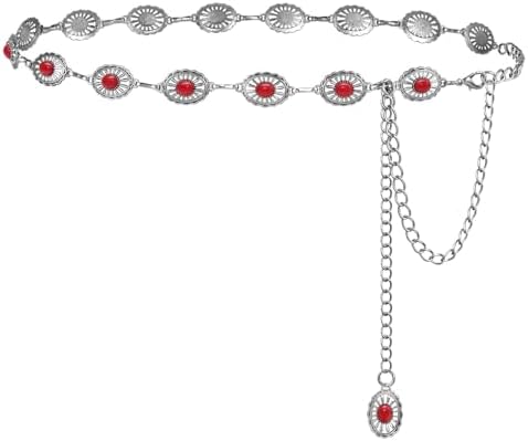 Turquoise Chain Belt for Women