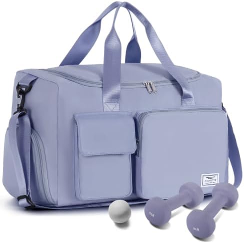 Women's Gym Duffle Bag with Shoes Compartment